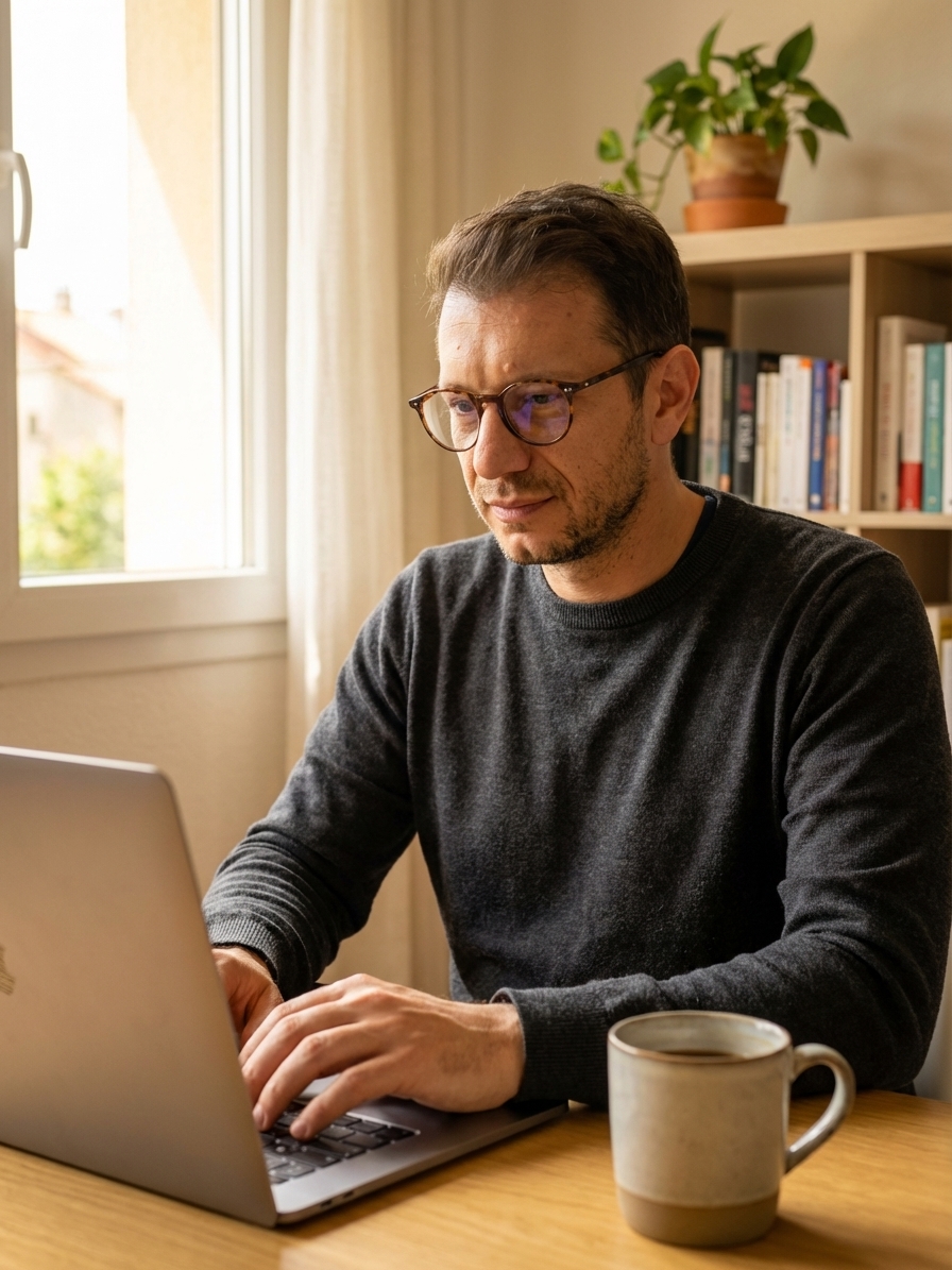 Andi working on the Refusia Protocol